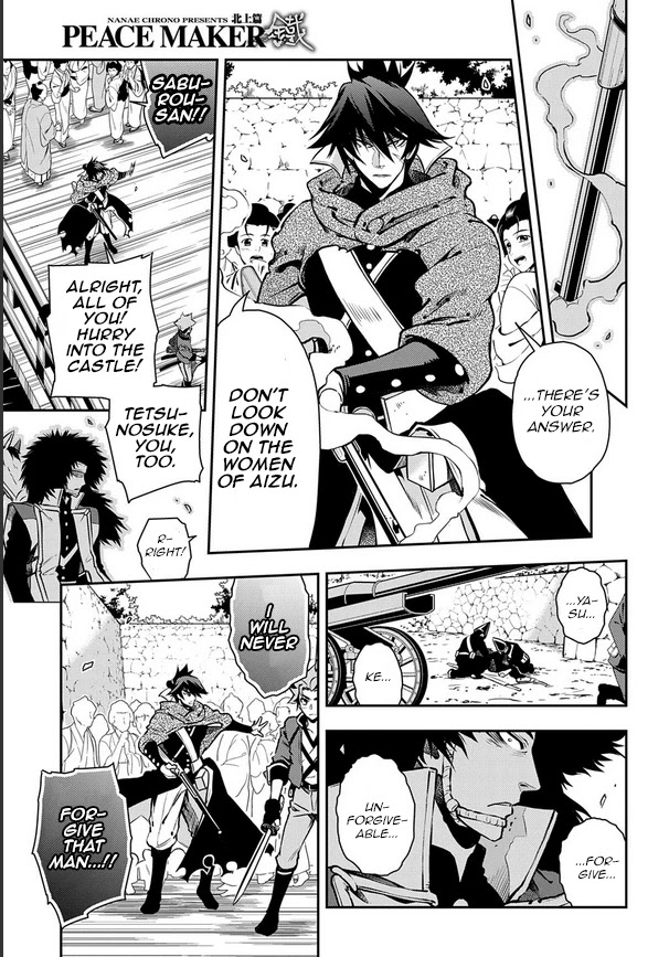 Peace Maker Kurogane Chapter 90 page 9 - Chapter 90: Cowardice
