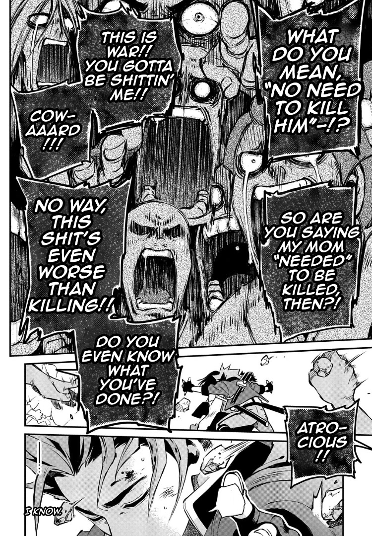 Peace Maker Kurogane Chapter 91 page 10 - Chapter 91: Clamber