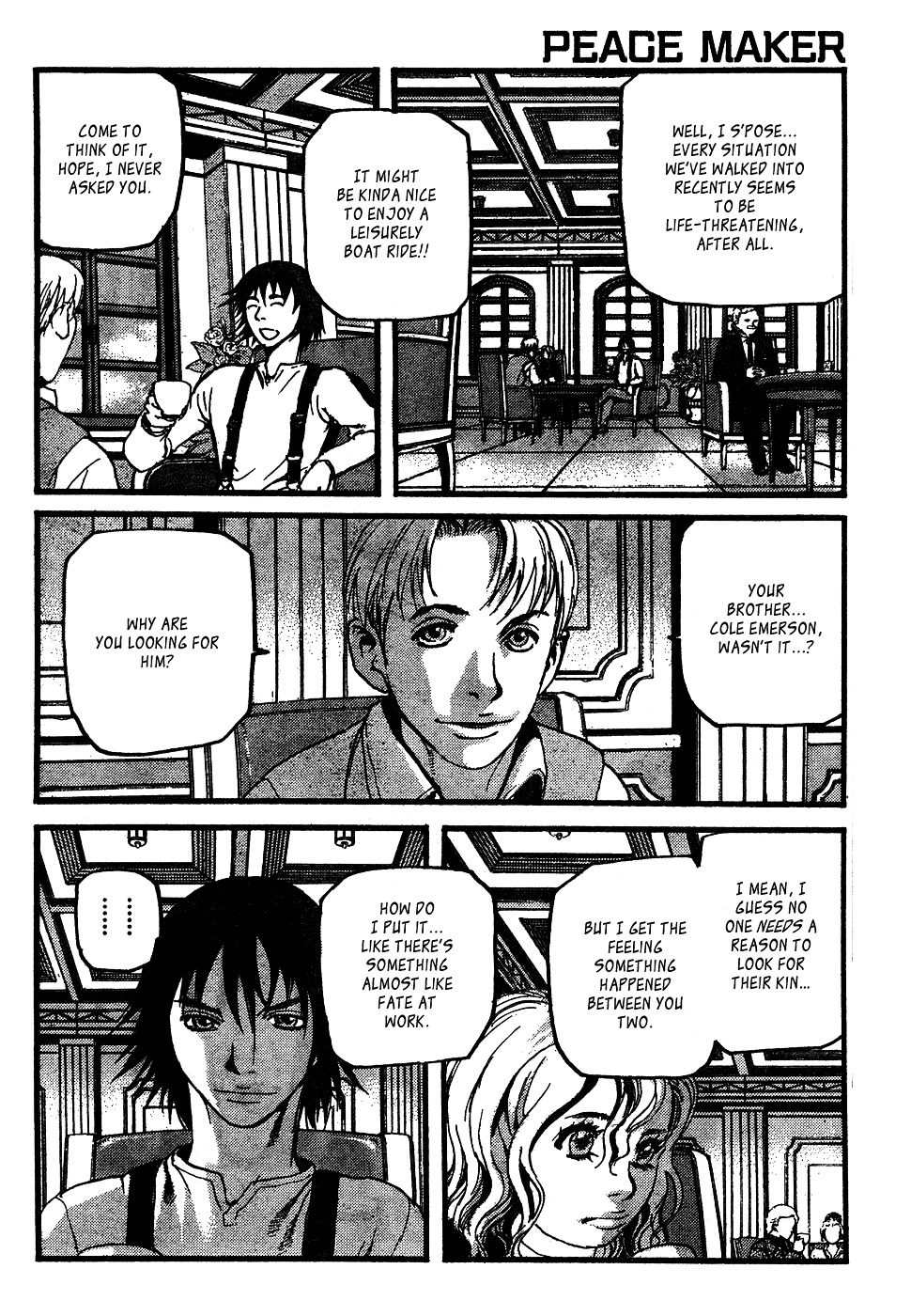 Peace Maker Chapter 7 page 5 - Chapter 7 : Shipboard Nightmare