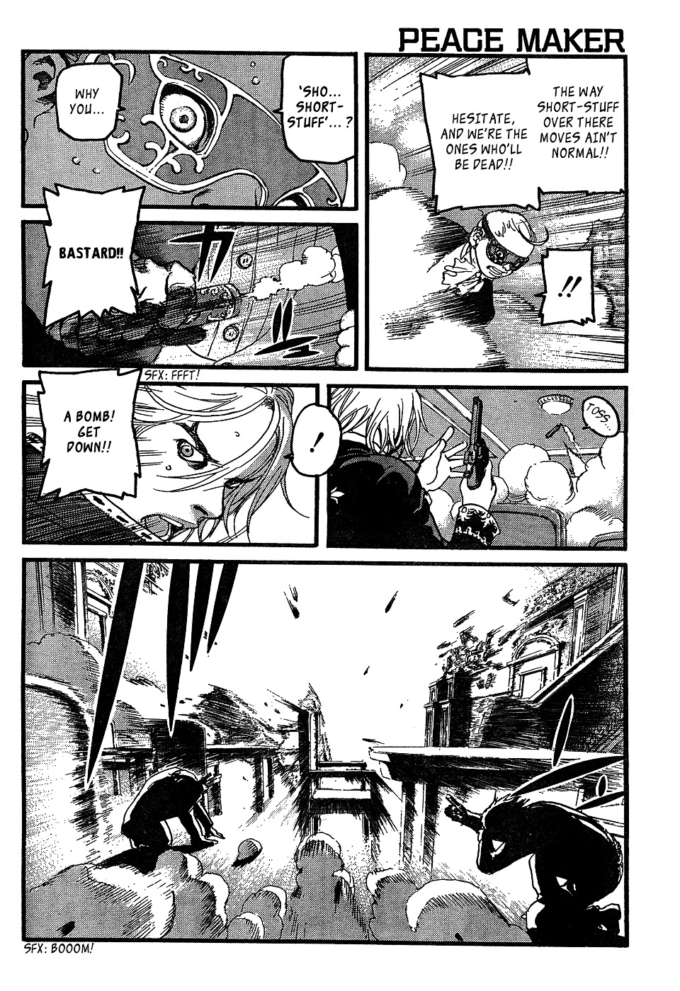 Peace Maker Chapter 8 page 11 - Chapter 8 : Bomber vs Shooter