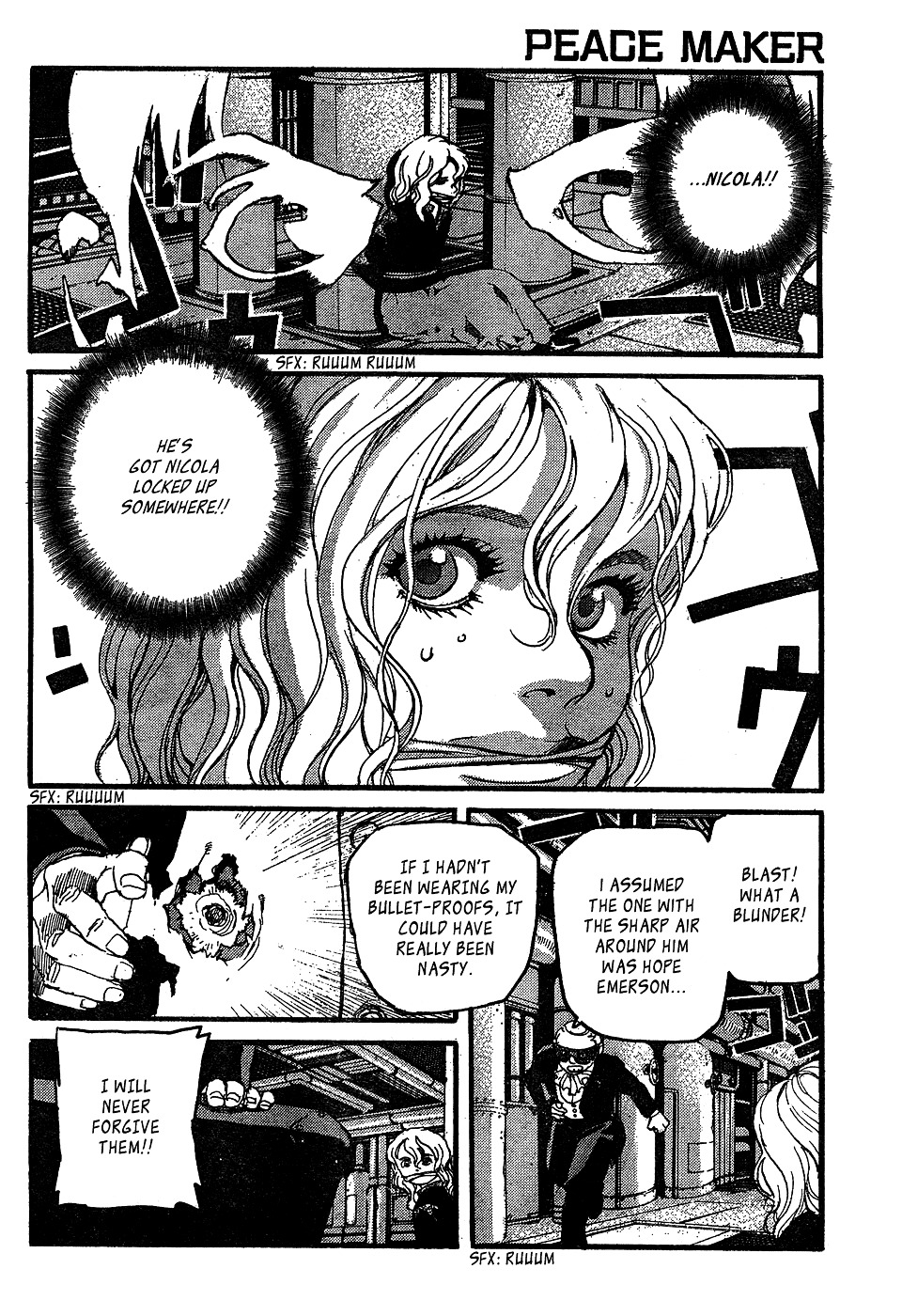Peace Maker Chapter 8 page 12 - Chapter 8 : Bomber vs Shooter