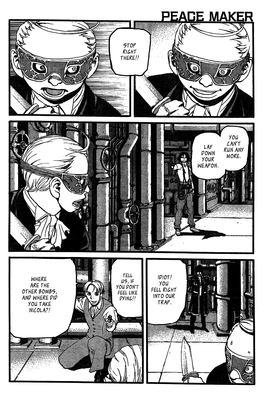 Peace Maker Chapter 8 page 16 - Chapter 8 : Bomber vs Shooter