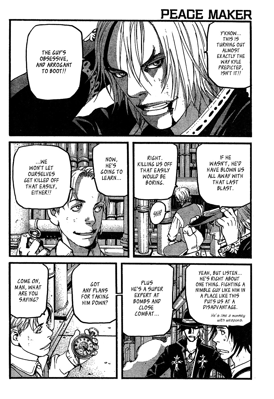 Peace Maker Chapter 8 page 20 - Chapter 8 : Bomber vs Shooter
