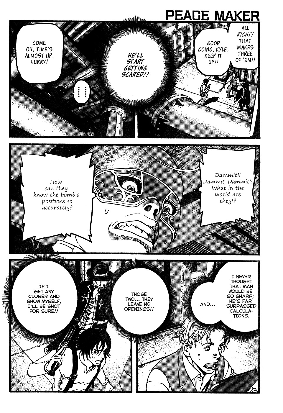 Peace Maker Chapter 8 page 22 - Chapter 8 : Bomber vs Shooter
