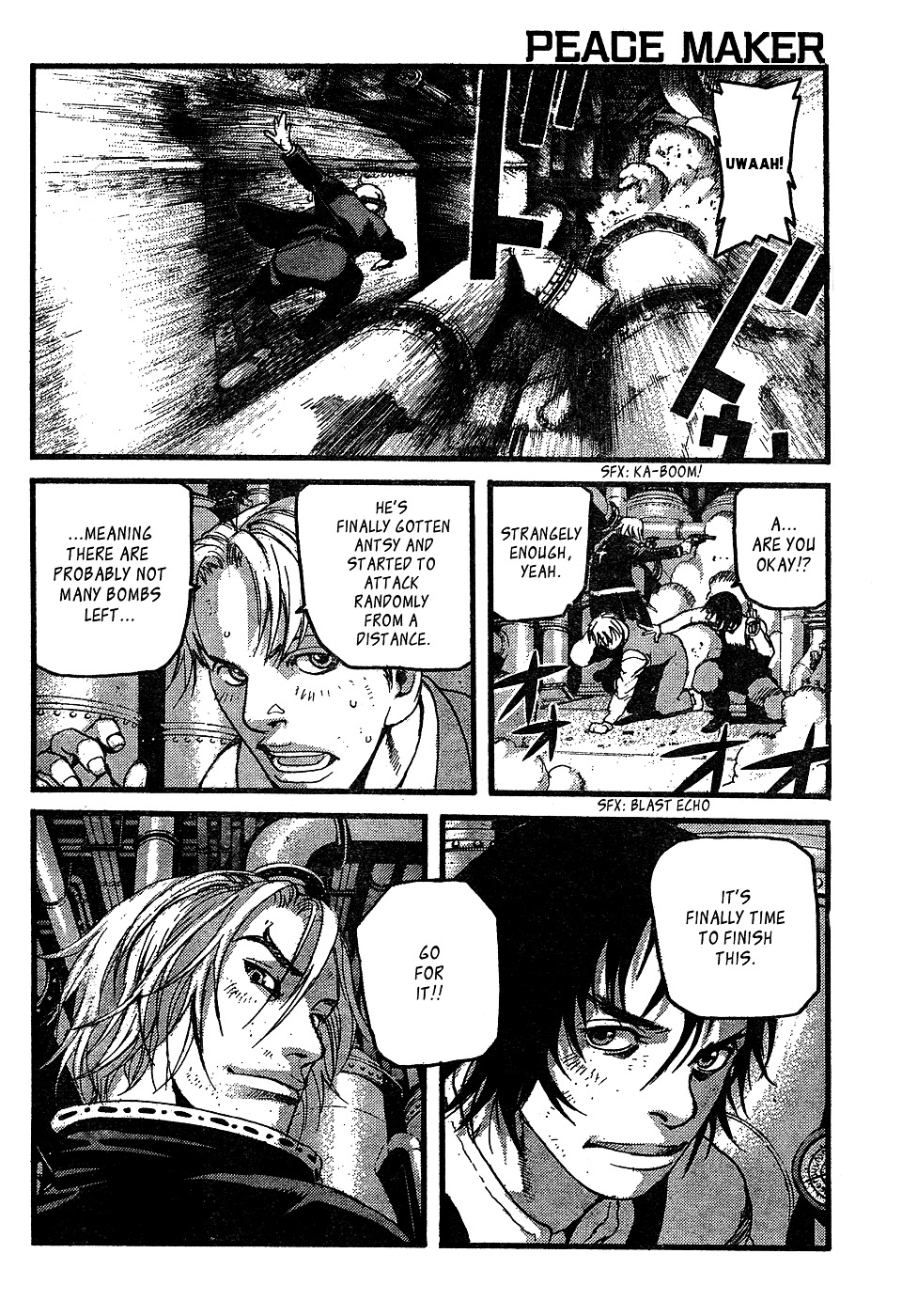 Peace Maker Chapter 8 page 24 - Chapter 8 : Bomber vs Shooter