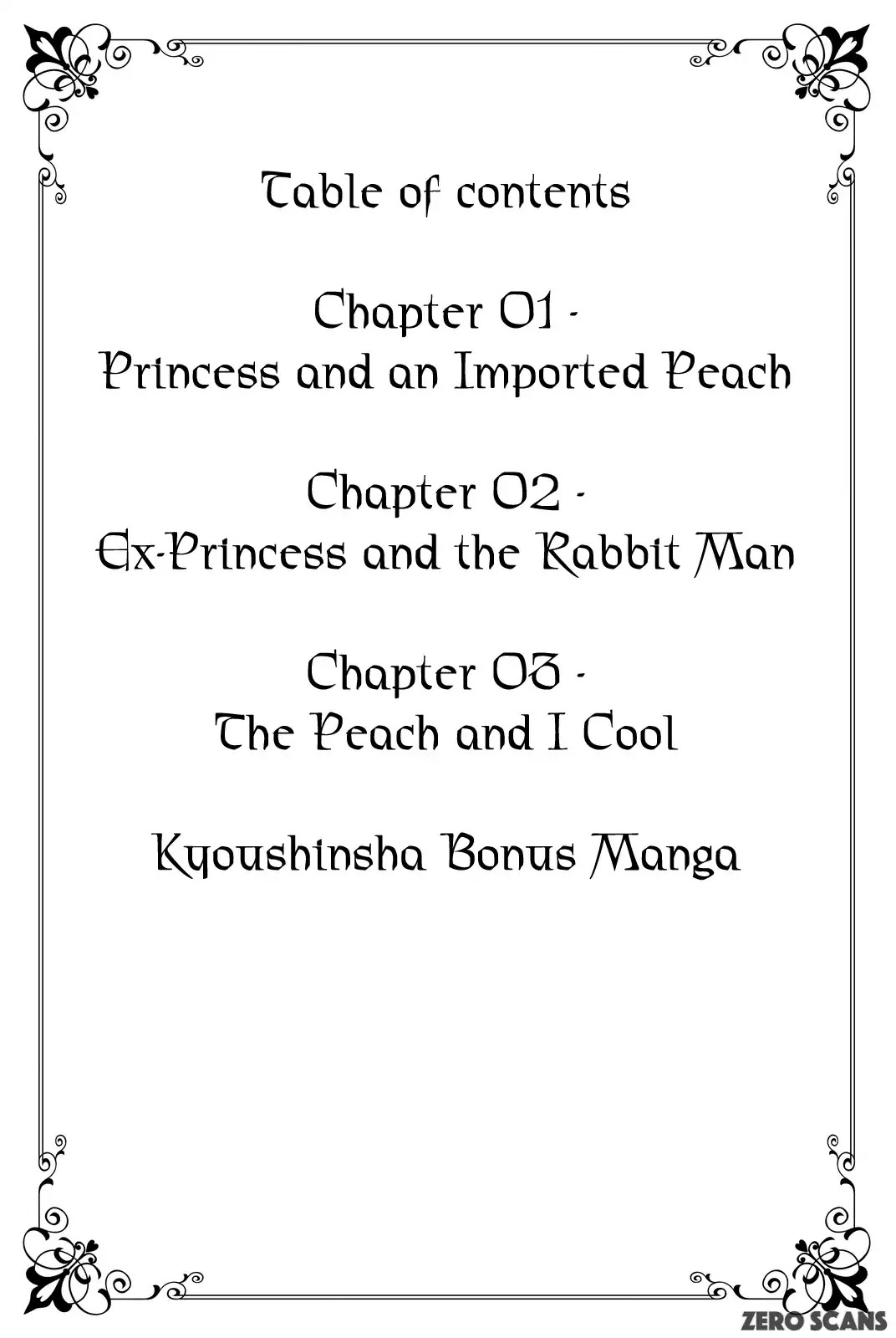 Peach Boy Riverside Chapter 1 page 3 - Chapter 1: The Princess and an Imported Peach