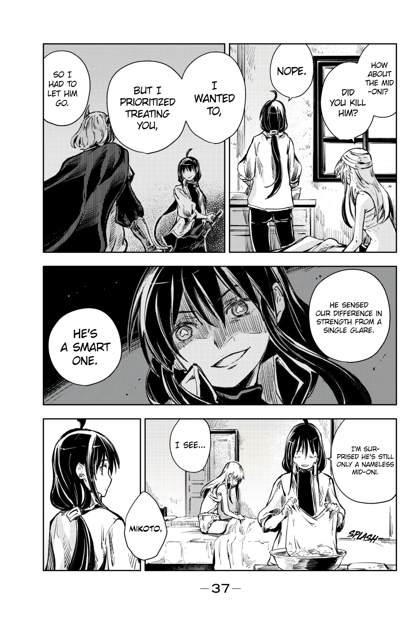 Peach Boy Riverside Chapter 16 page 37 - Chapter 16: Oni and the Peach Boy