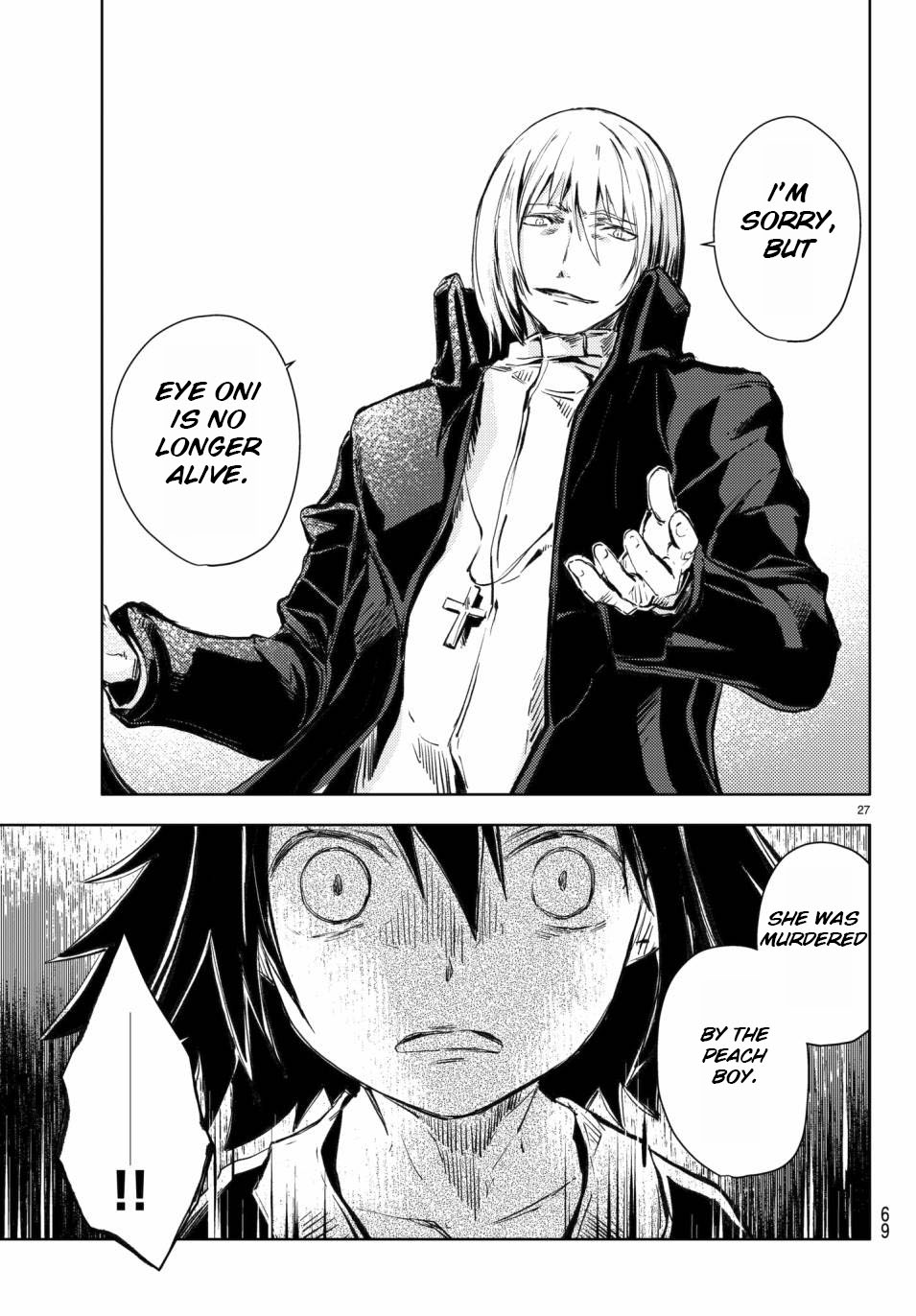 Peach Boy Riverside Chapter 17 page 28 - Chapter 17: Oni and Assembly