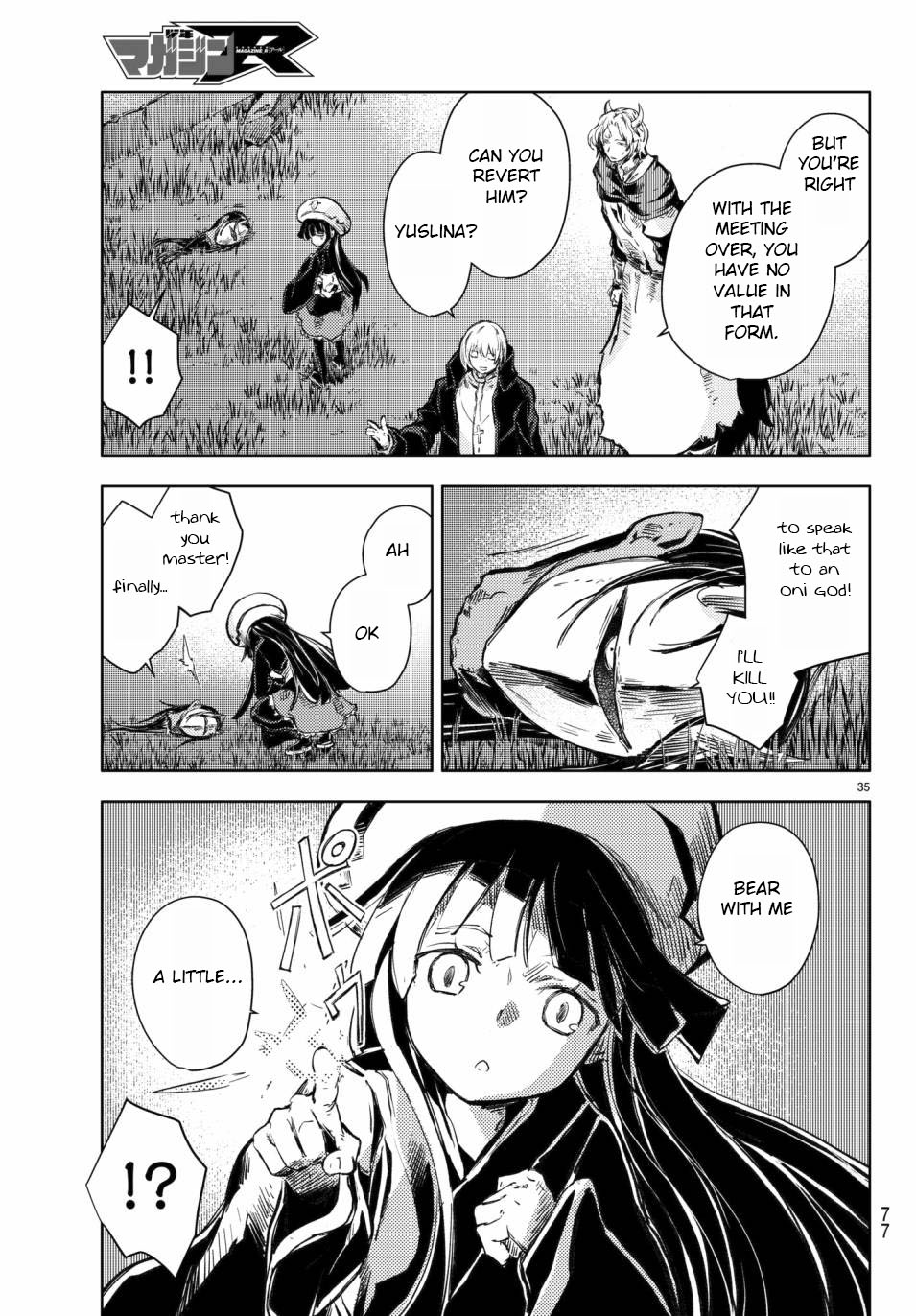 Peach Boy Riverside Chapter 17 page 36 - Chapter 17: Oni and Assembly