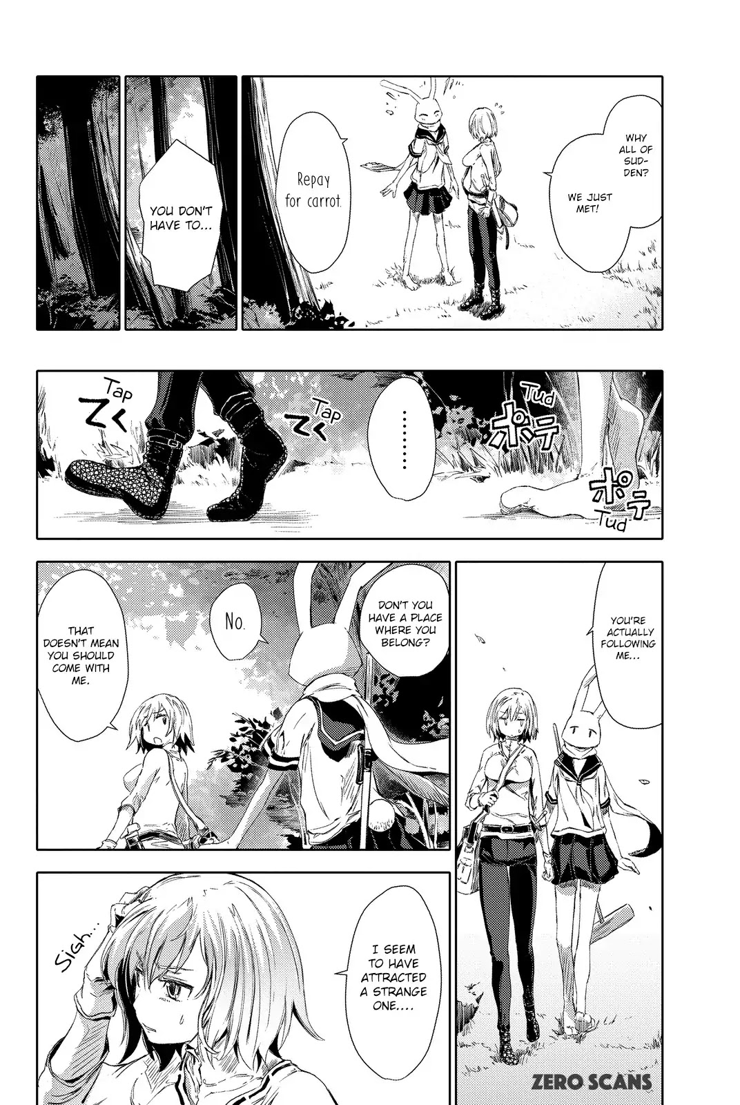 Peach Boy Riverside Chapter 2 page 12 - Chapter 2: Ex-Princess and the Rabbit Man