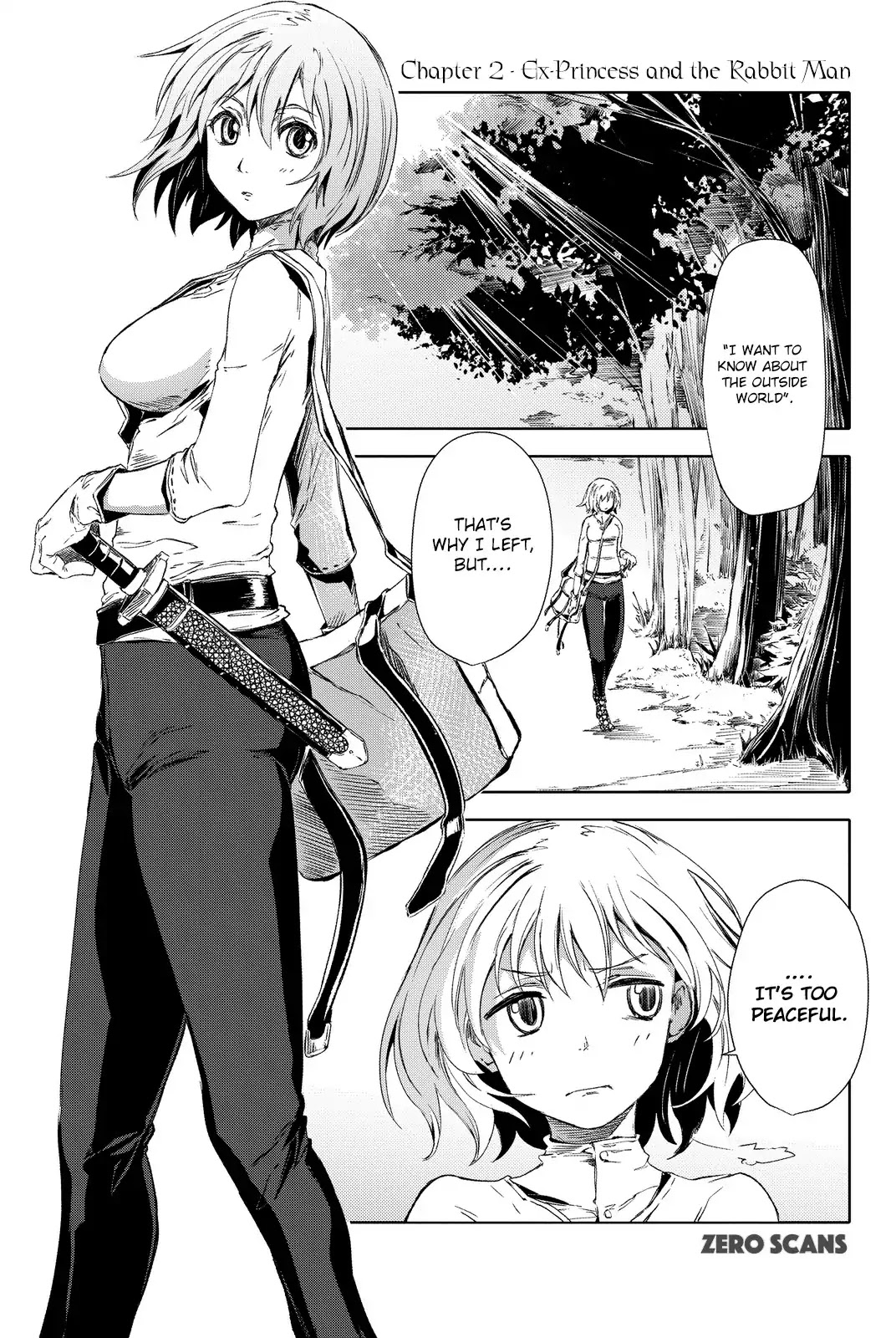 Peach Boy Riverside Chapter 2 page 3 - Chapter 2: Ex-Princess and the Rabbit Man