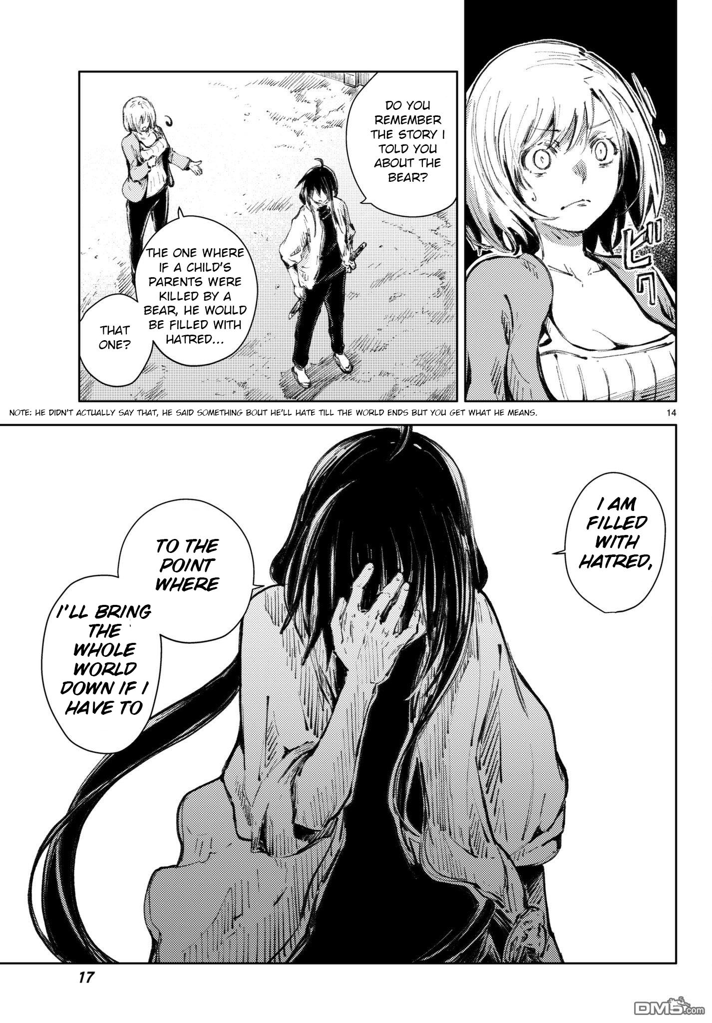 Peach Boy Riverside Chapter 20 page 14 - Chapter 20: the hand held and the one not held