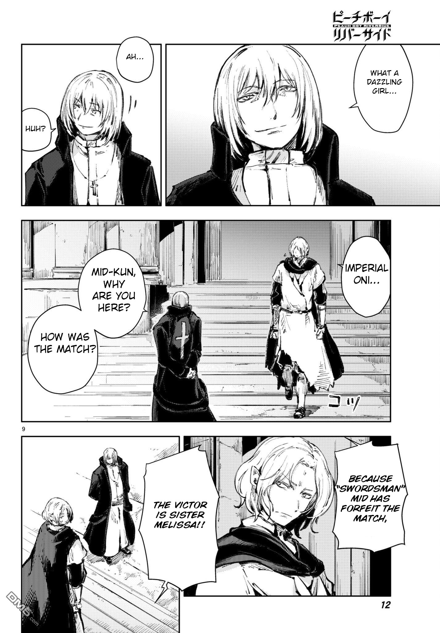 Peach Boy Riverside Chapter 20 page 9 - Chapter 20: the hand held and the one not held