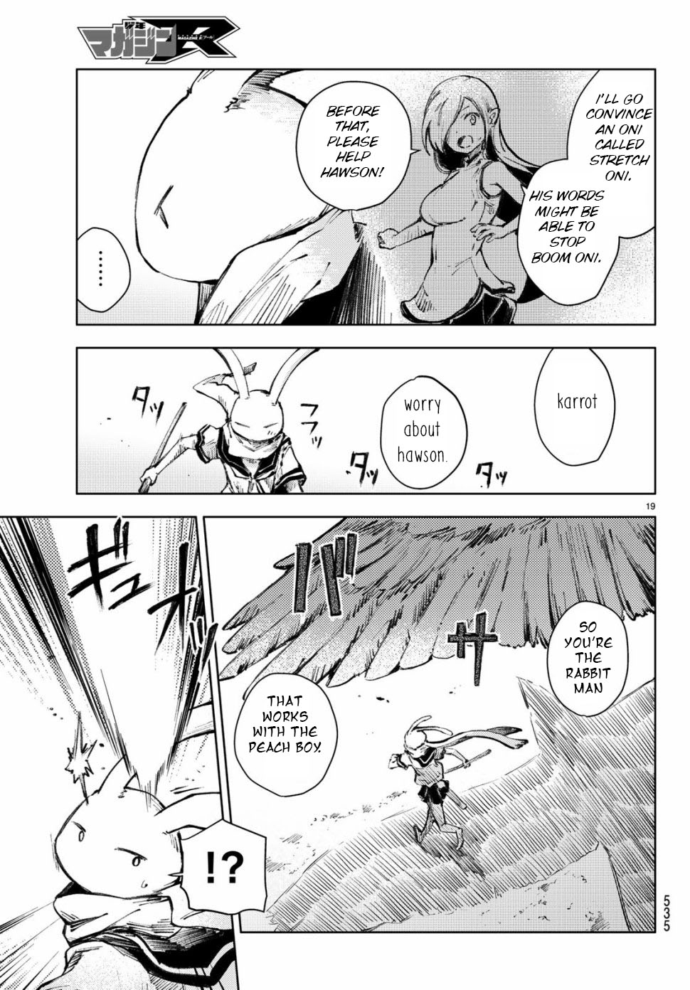 Peach Boy Riverside Chapter 21 page 19 - Chapter 21: eye oni and karrot