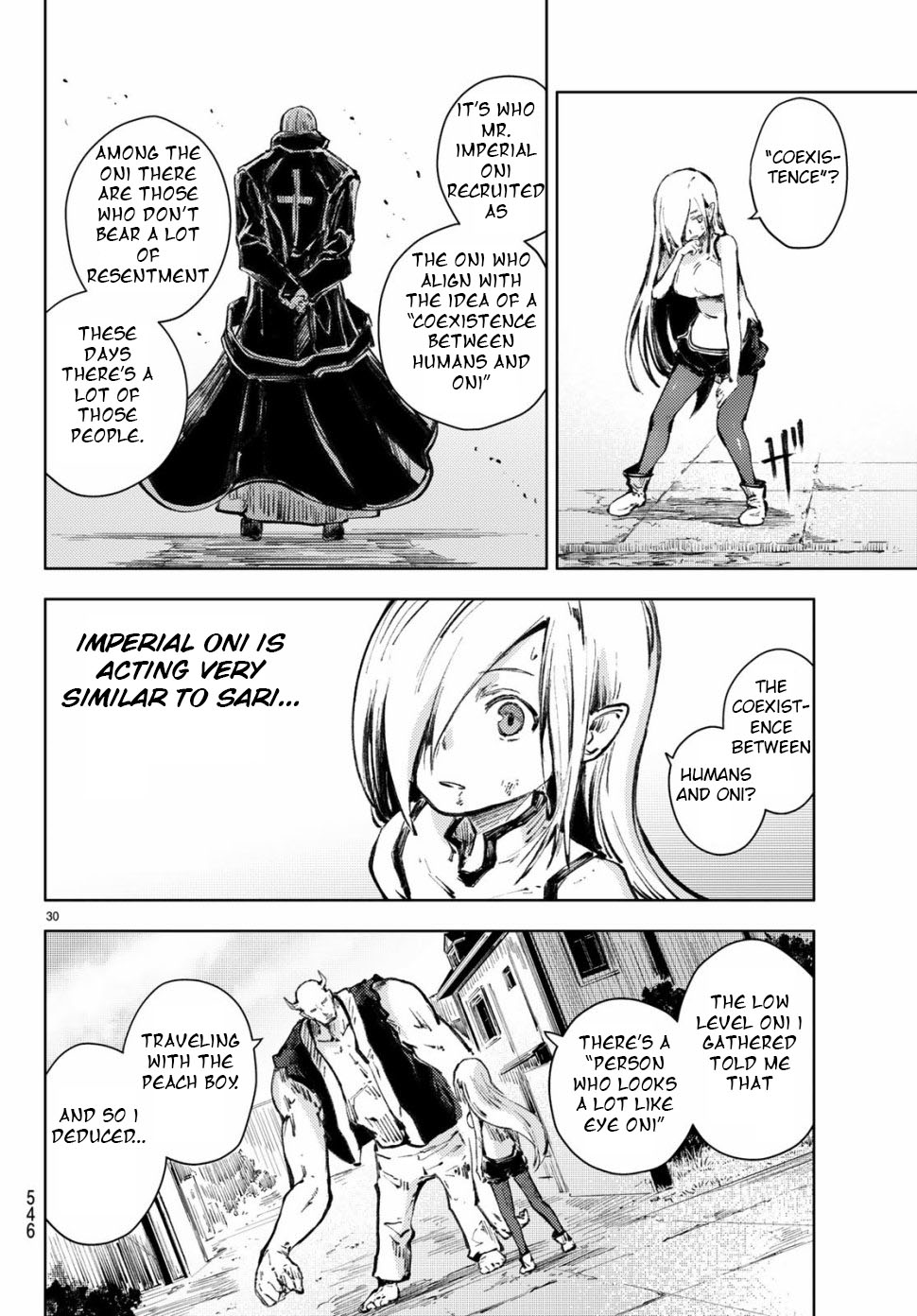 Peach Boy Riverside Chapter 21 page 30 - Chapter 21: eye oni and karrot