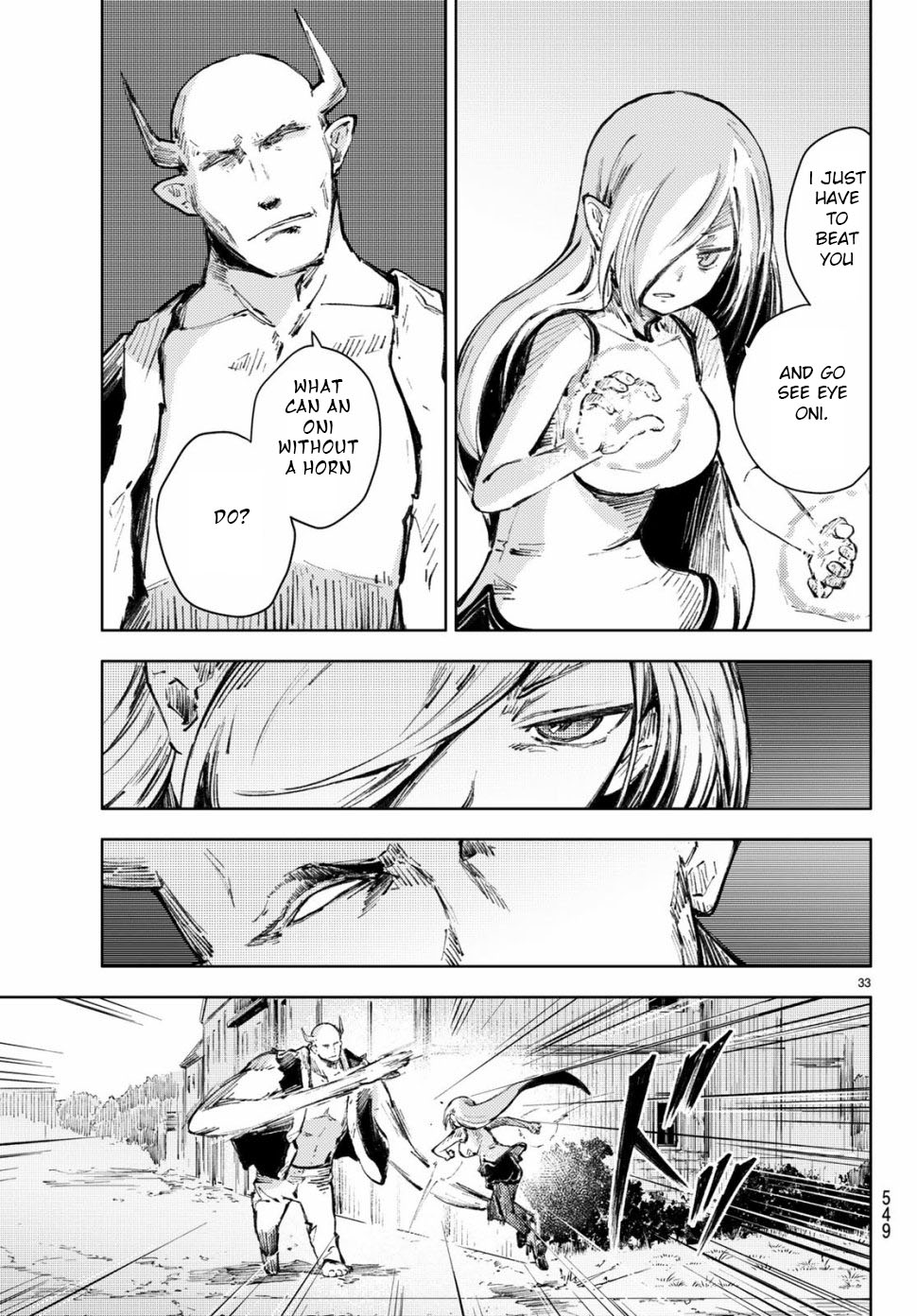 Peach Boy Riverside Chapter 21 page 33 - Chapter 21: eye oni and karrot
