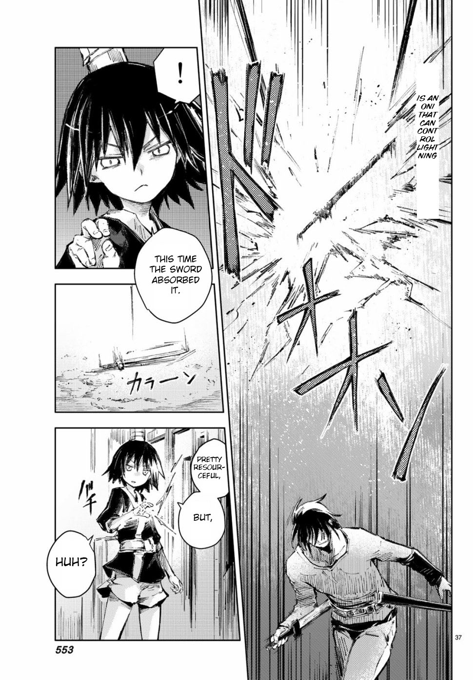 Peach Boy Riverside Chapter 21 page 37 - Chapter 21: eye oni and karrot