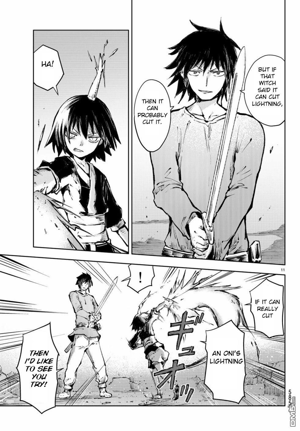 Peach Boy Riverside Chapter 23 page 11 - Chapter 23: battle and hatred