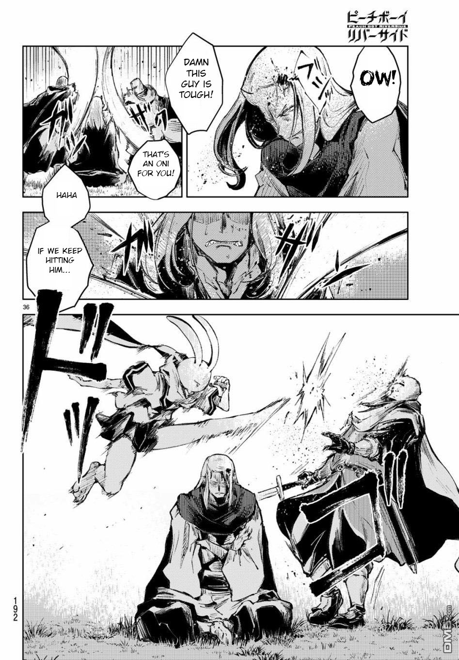 Peach Boy Riverside Chapter 25 page 36 - Chapter 25: the weakest and the coolest