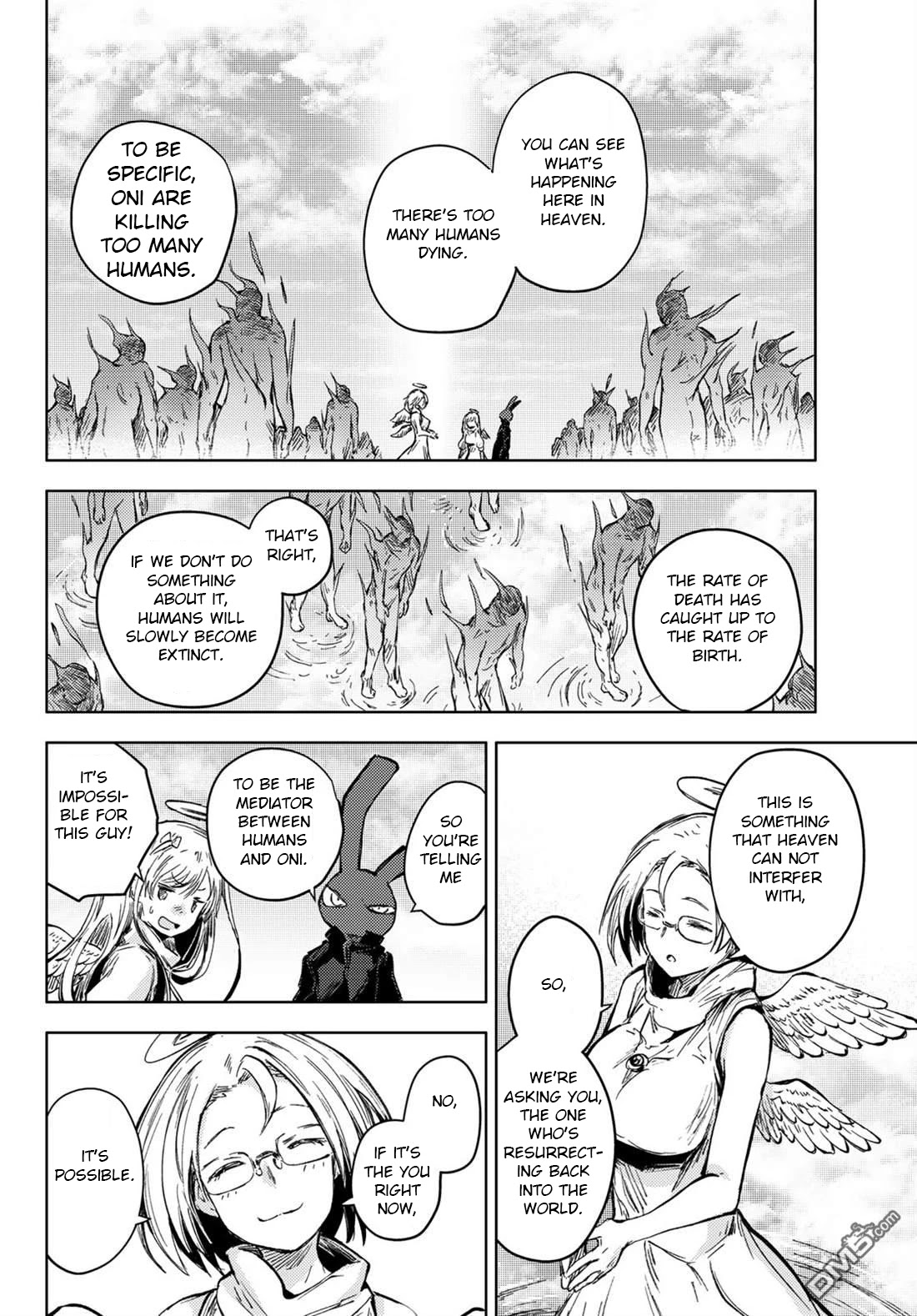 Peach Boy Riverside Chapter 33 page 16 - Chapter 33: crow and demon king