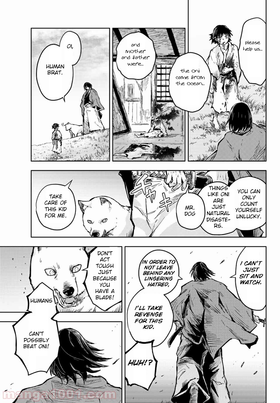 Peach Boy Riverside Chapter 34 page 17 - Chapter 34: mikoto and sword