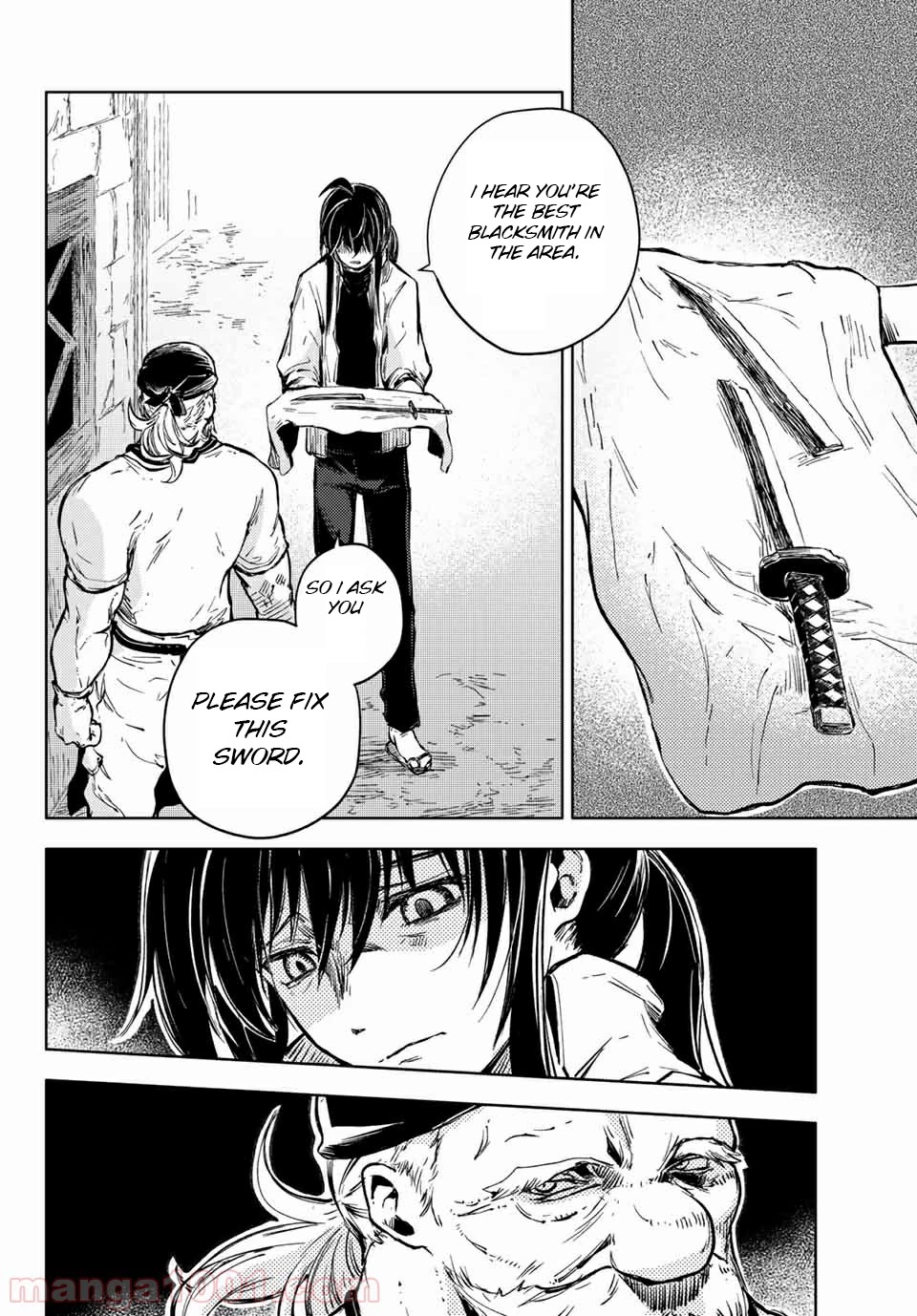 Peach Boy Riverside Chapter 34 page 2 - Chapter 34: mikoto and sword