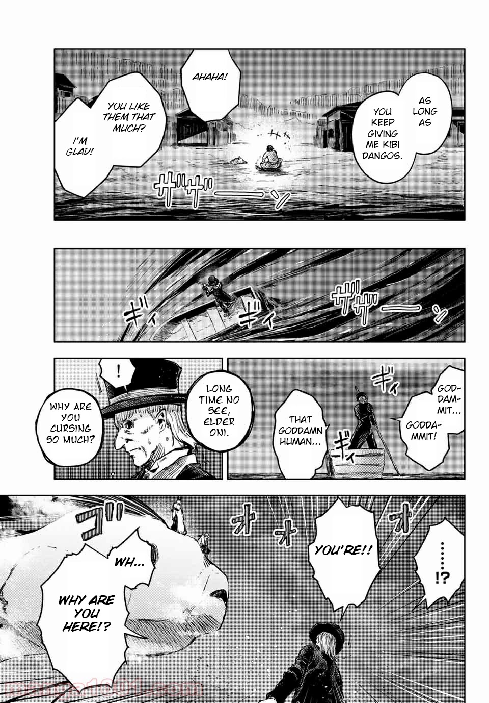 Peach Boy Riverside Chapter 34 page 25 - Chapter 34: mikoto and sword