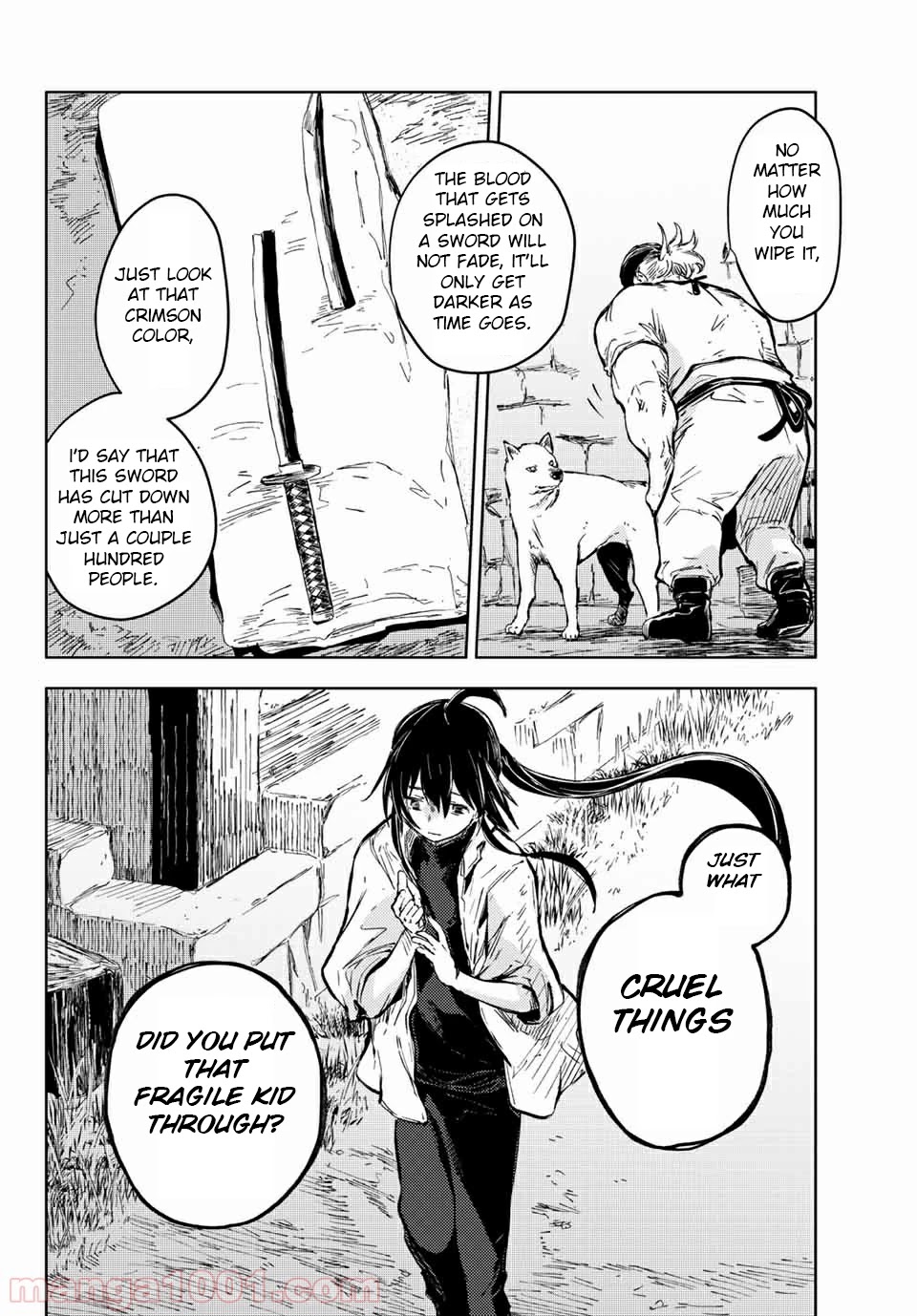 Peach Boy Riverside Chapter 34 page 8 - Chapter 34: mikoto and sword
