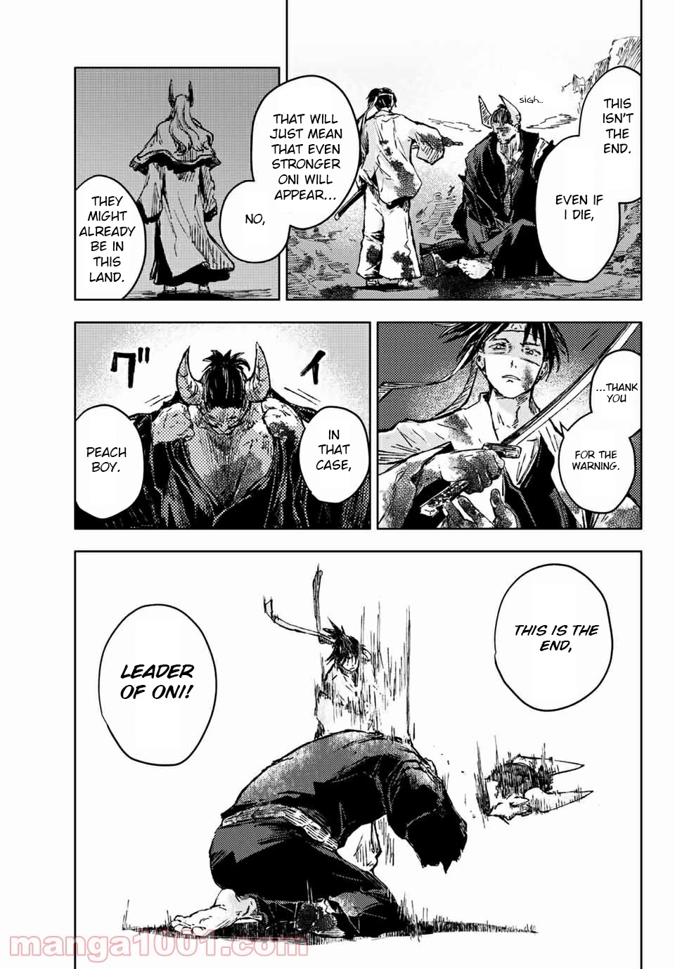 Peach Boy Riverside Chapter 35.1 page 16 - Chapter 35.1 - 35.2: mikoto and "oni killing"