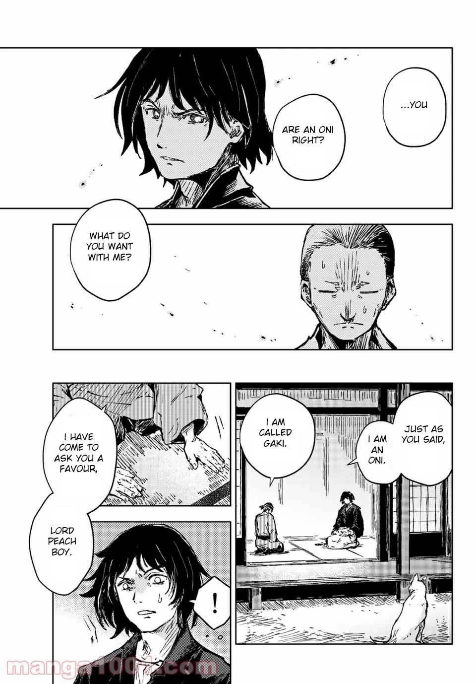 Peach Boy Riverside Chapter 35.1 page 20 - Chapter 35.1 - 35.2: mikoto and "oni killing"