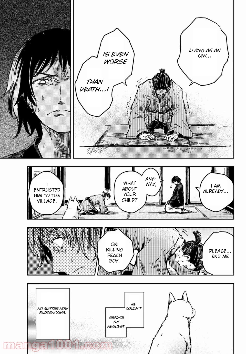 Peach Boy Riverside Chapter 35.1 page 24 - Chapter 35.1 - 35.2: mikoto and "oni killing"