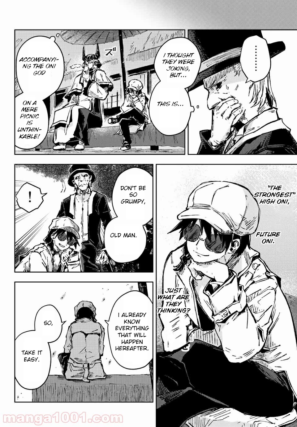 Peach Boy Riverside Chapter 35.1 page 4 - Chapter 35.1 - 35.2: mikoto and "oni killing"