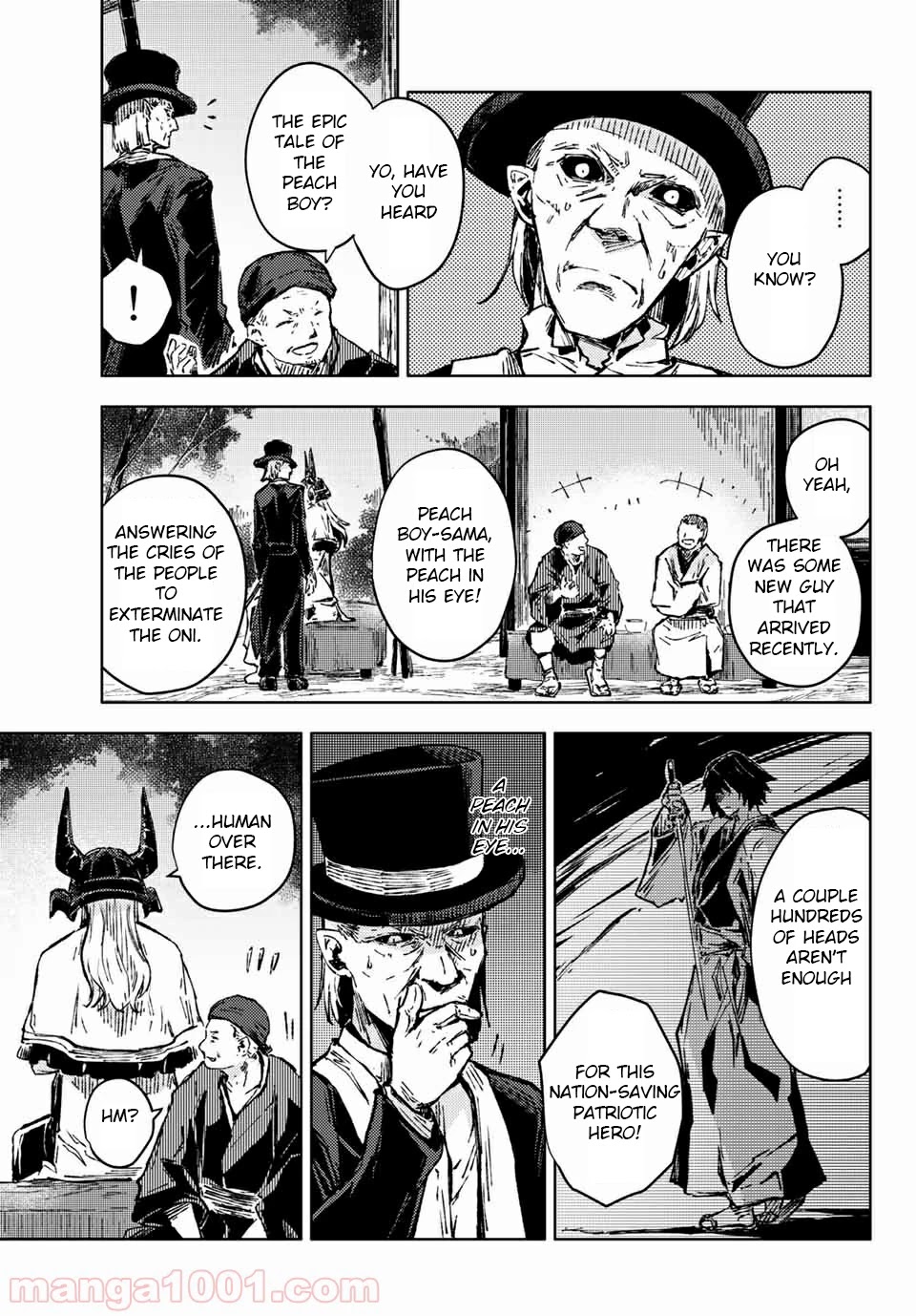 Peach Boy Riverside Chapter 35.1 page 5 - Chapter 35.1 - 35.2: mikoto and "oni killing"