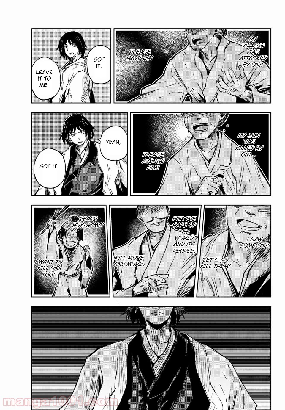 Peach Boy Riverside Chapter 35.1 page 9 - Chapter 35.1 - 35.2: mikoto and "oni killing"