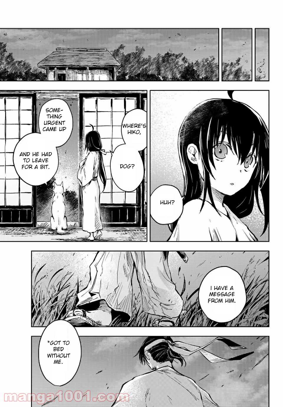 Peach Boy Riverside Chapter 37.1 page 12 - Chapter 37.1 - 37.2: Mikoto and Oni God