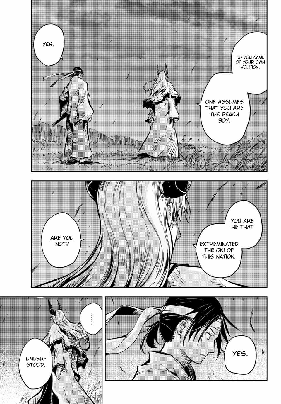 Peach Boy Riverside Chapter 37.1 page 15 - Chapter 37.1 - 37.2: Mikoto and Oni God