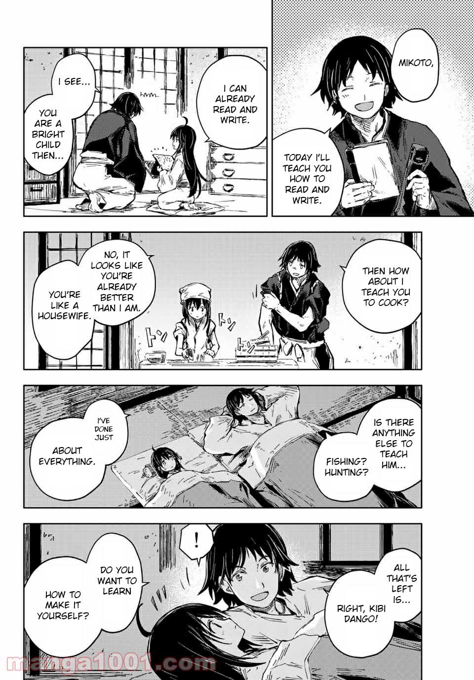 Peach Boy Riverside Chapter 37.1 page 5 - Chapter 37.1 - 37.2: Mikoto and Oni God