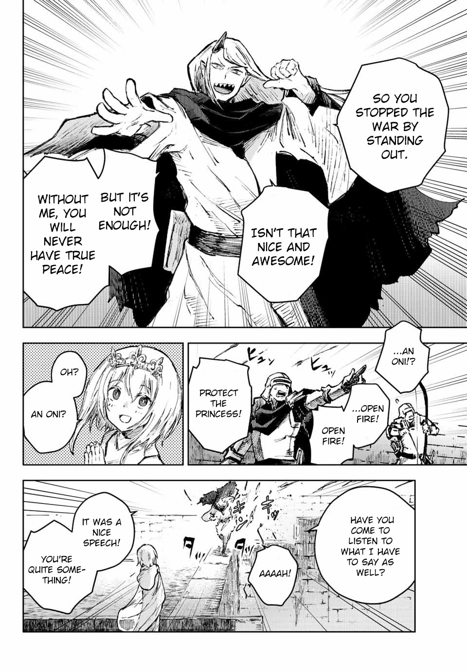 Peach Boy Riverside Chapter 41.1 page 19 - Chapter 41.1 - 41.2: Words and Warfare