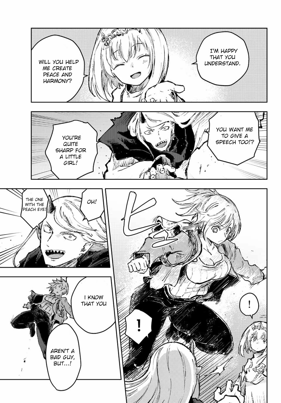 Peach Boy Riverside Chapter 41.1 page 20 - Chapter 41.1 - 41.2: Words and Warfare