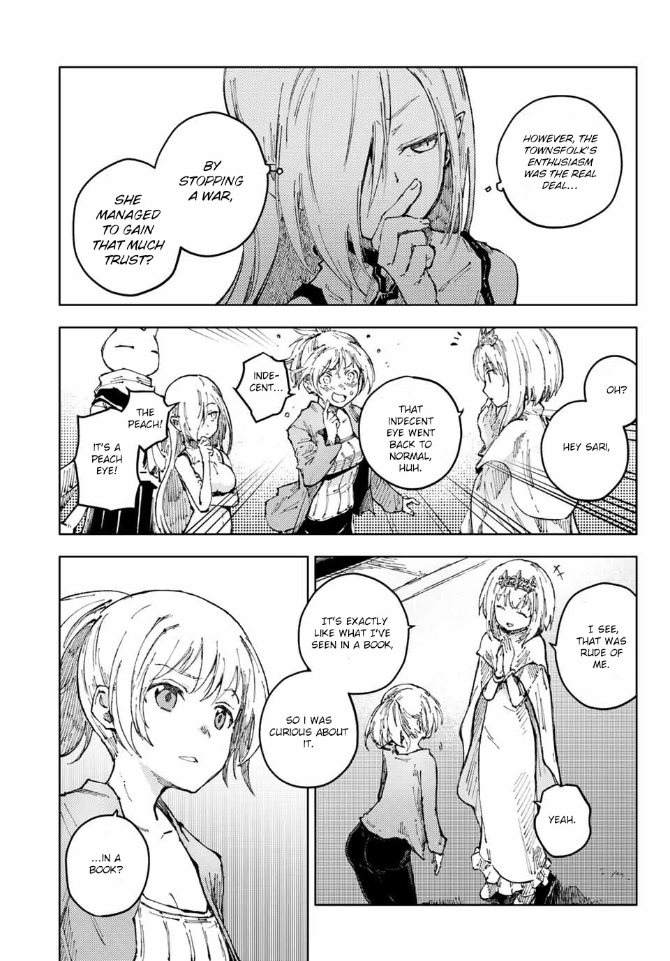 Peach Boy Riverside Chapter 42.1 page 9 - Chapter 42.1 - 42.2: Sari and the princess