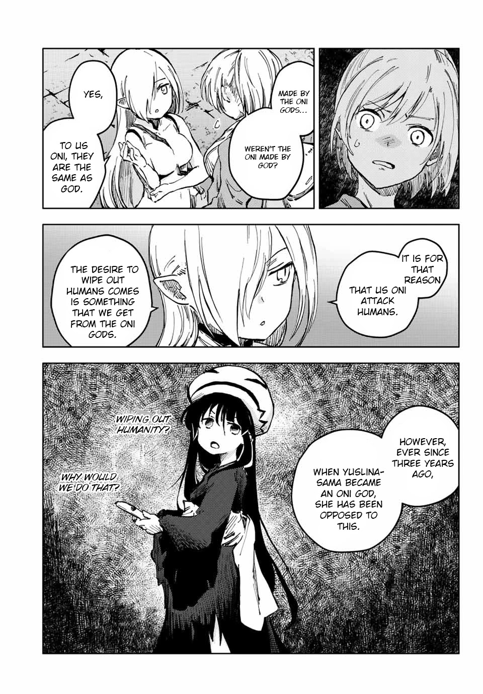 Peach Boy Riverside Chapter 43.1 page 14 - Chapter 43.1 - 43.2: Hawthorn and Oni god