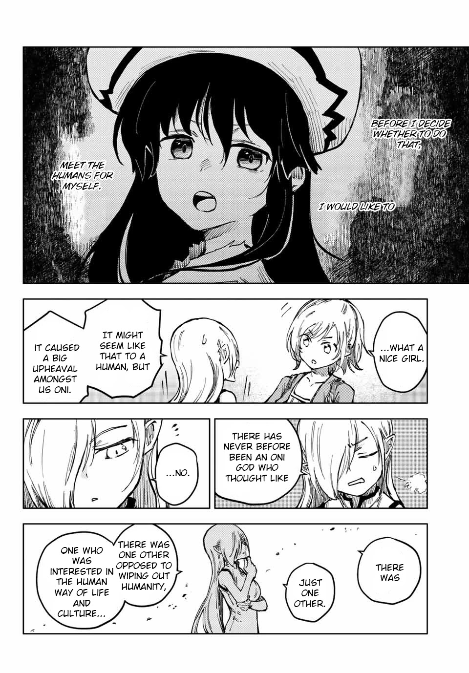 Peach Boy Riverside Chapter 43.1 page 15 - Chapter 43.1 - 43.2: Hawthorn and Oni god