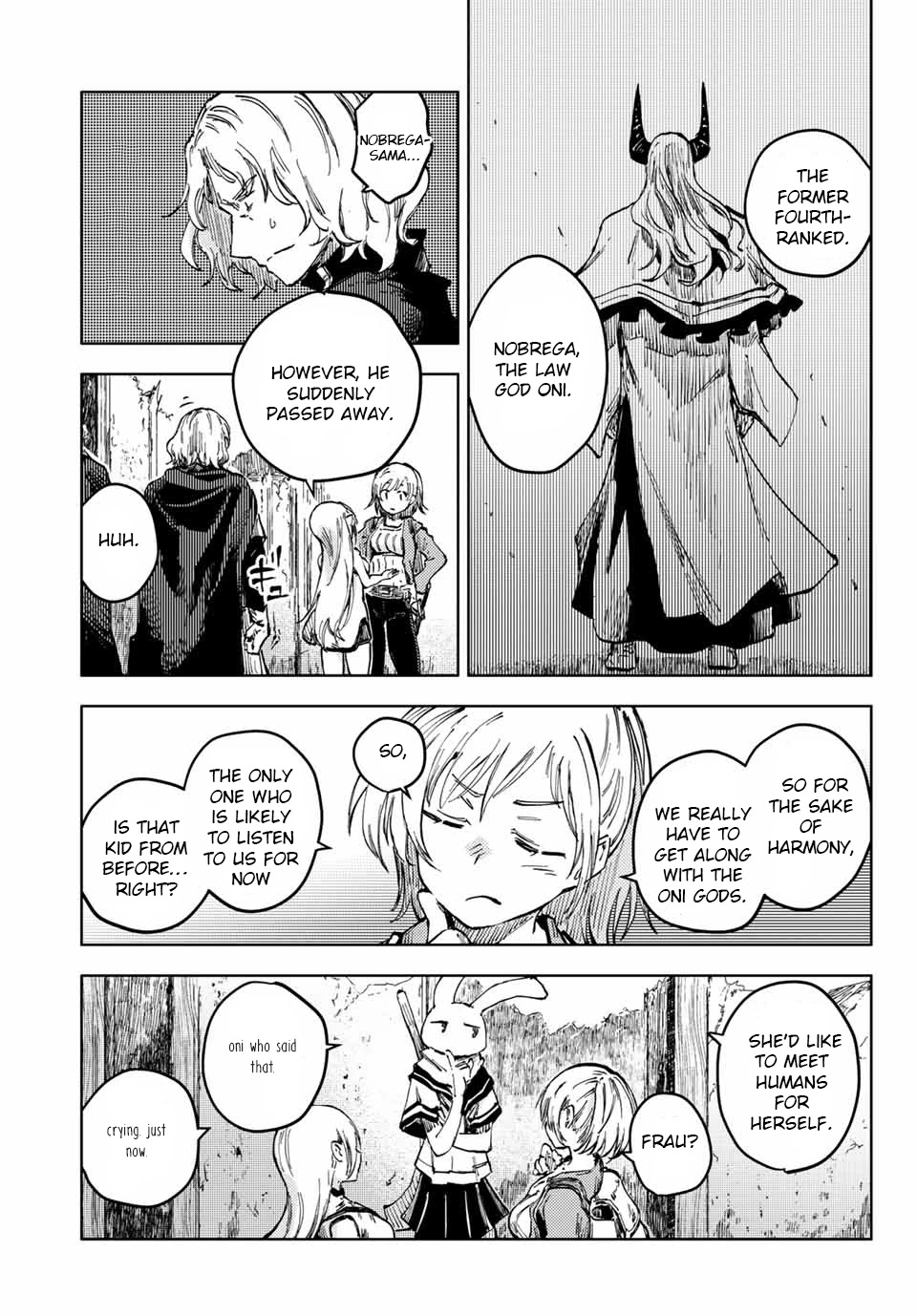 Peach Boy Riverside Chapter 43.1 page 16 - Chapter 43.1 - 43.2: Hawthorn and Oni god