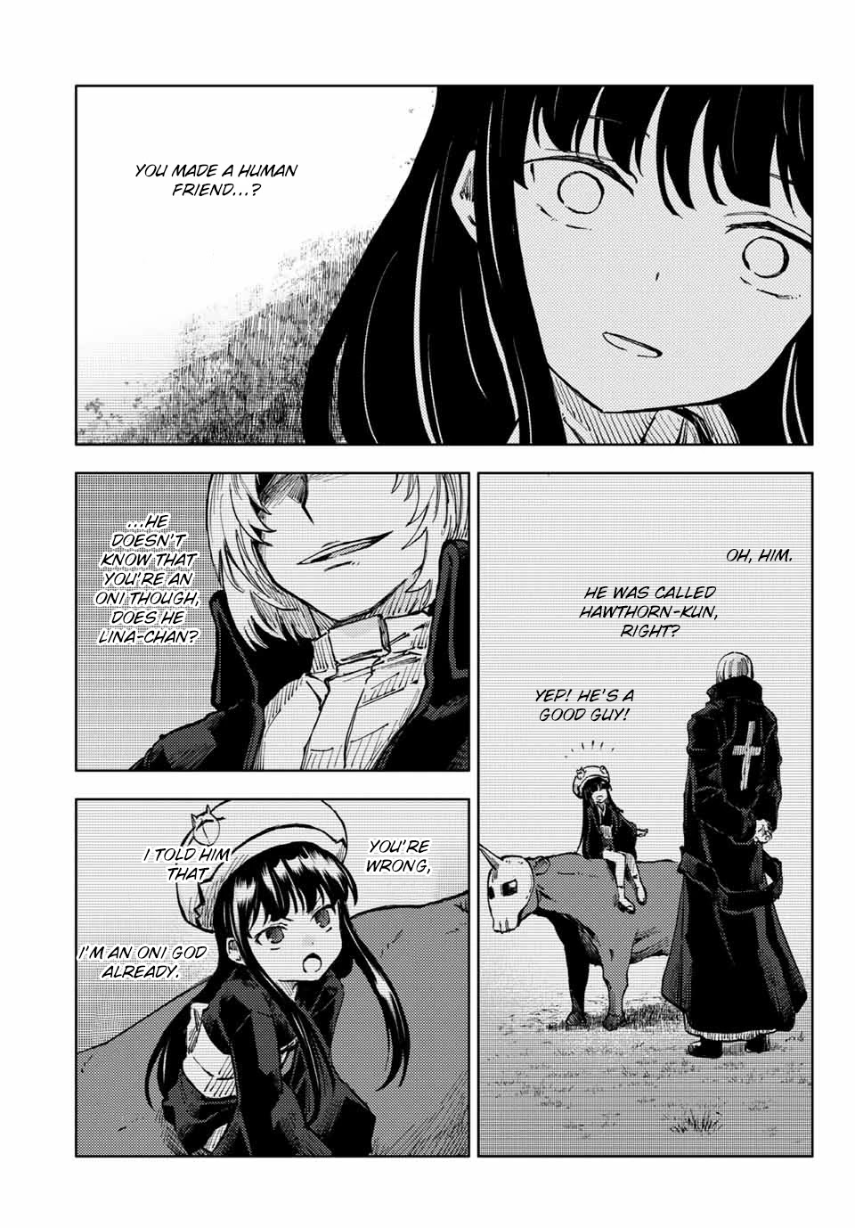 Peach Boy Riverside Chapter 43.1 page 5 - Chapter 43.1 - 43.2: Hawthorn and Oni god
