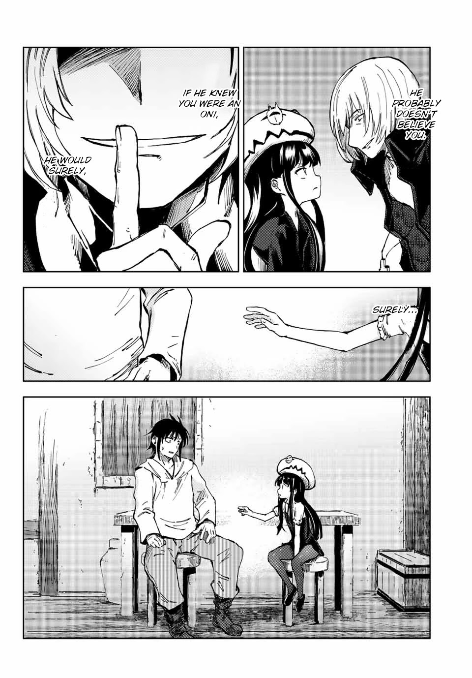 Peach Boy Riverside Chapter 43.1 page 6 - Chapter 43.1 - 43.2: Hawthorn and Oni god