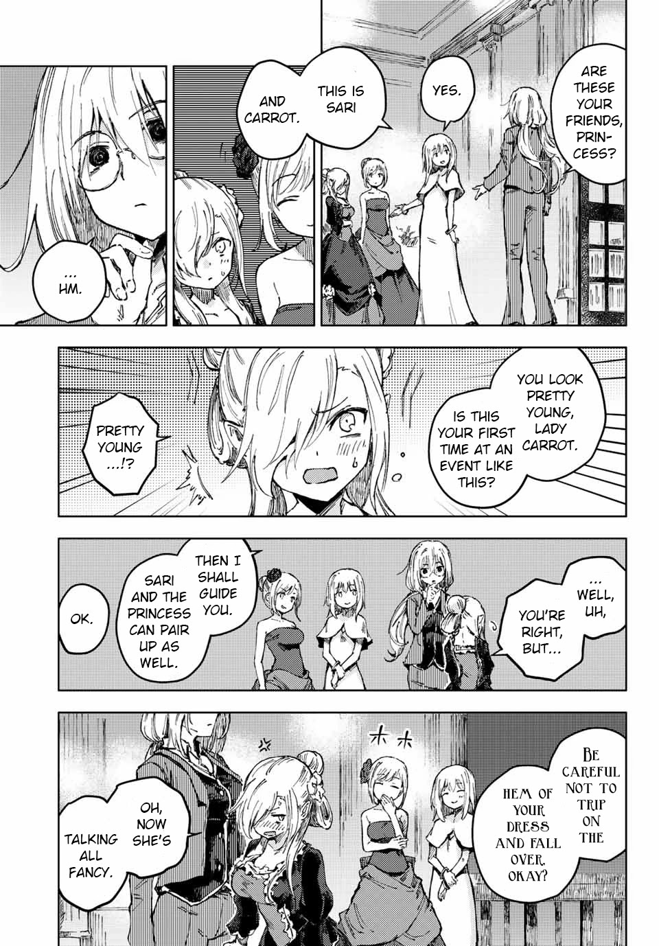 Peach Boy Riverside Chapter 47.1 page 18 - Chapter 47.1 - 47.2: The Princesses and The Evening Party