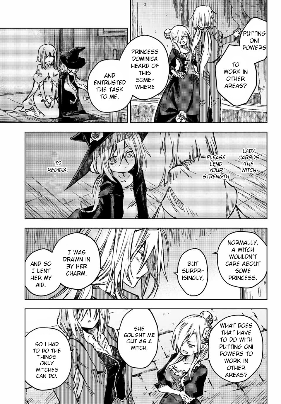 Peach Boy Riverside Chapter 48 page 13 - Chapter 48: The Sisters and the Crown