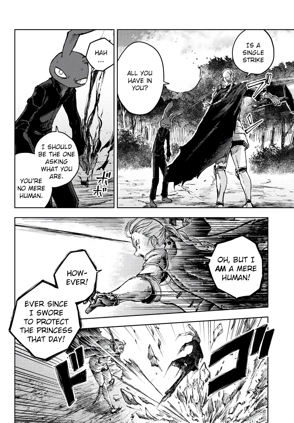 Peach Boy Riverside Chapter 60 page 12 - Chapter 60: The black rabbit and the zealot