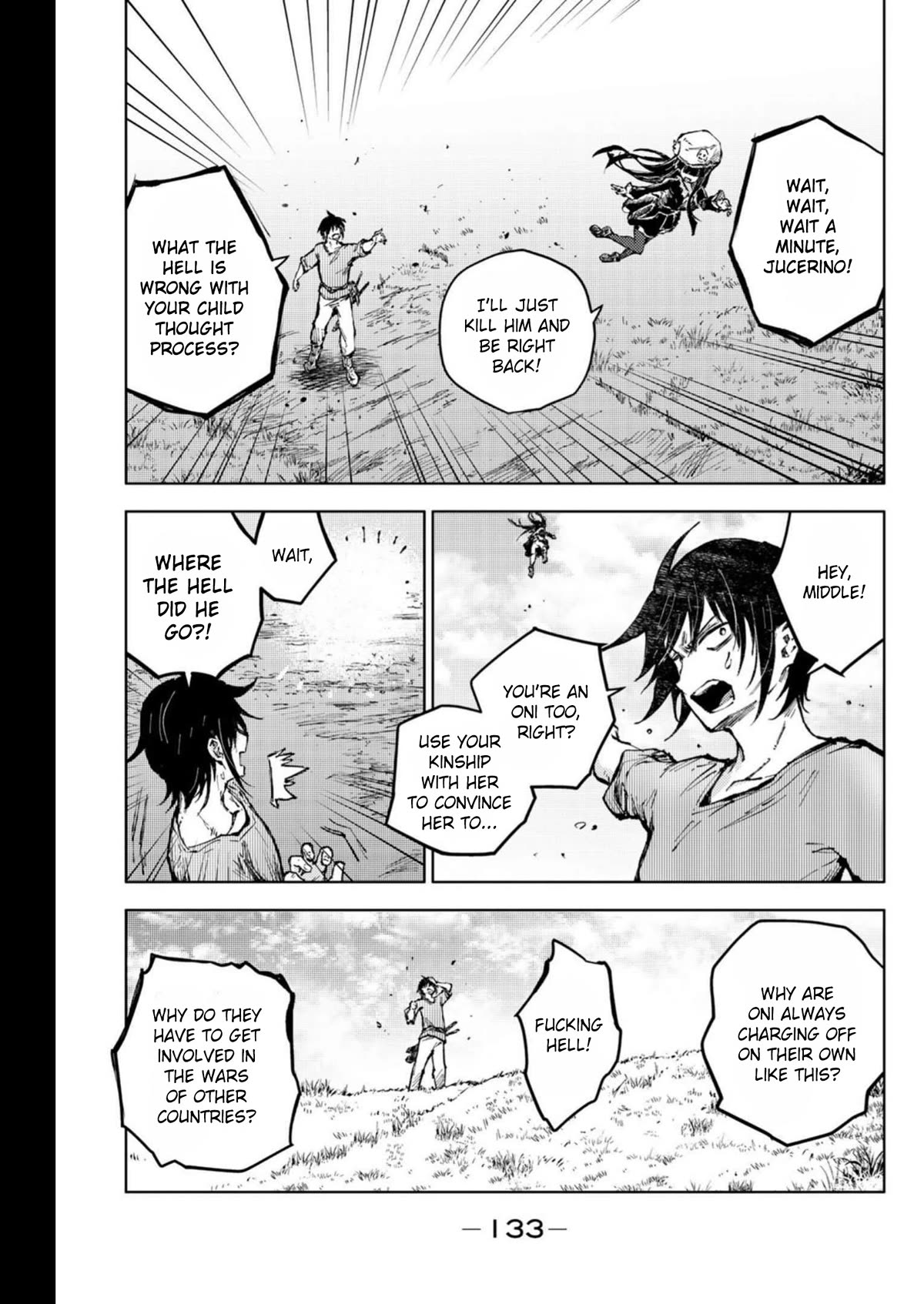 Peach Boy Riverside Chapter 63 page 5 - Chapter 63: Jucerino and the war