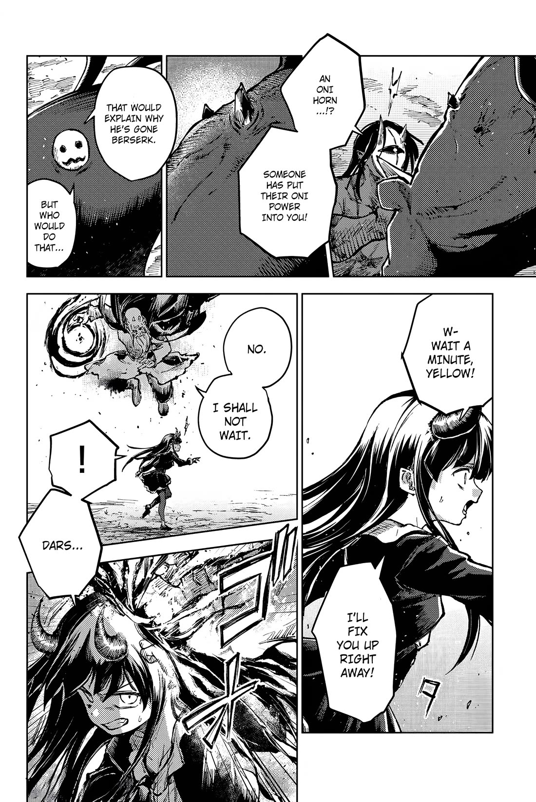Peach Boy Riverside Chapter 64 page 18 - Chapter 64: Masked Oni God and Thinking Oni God